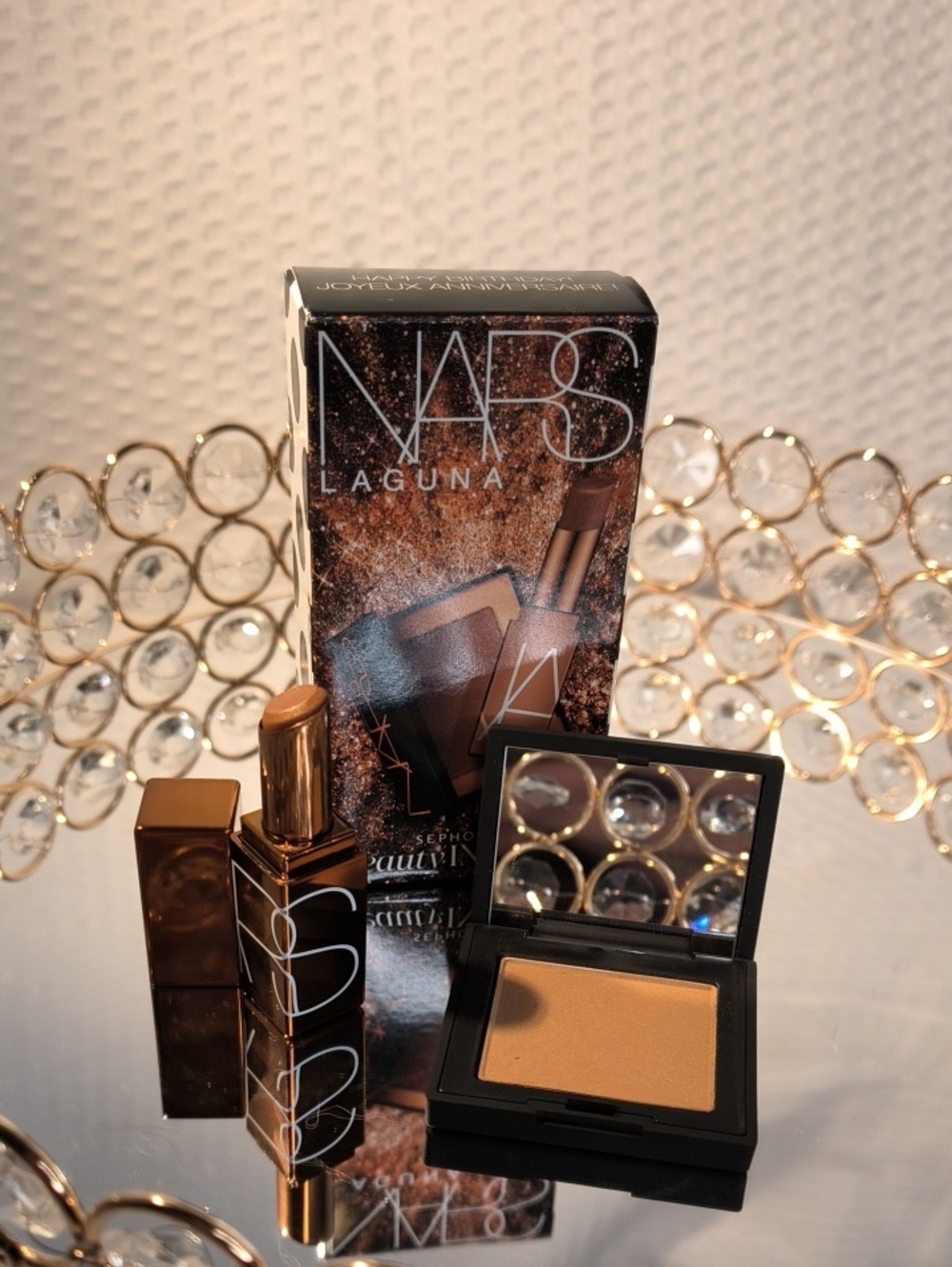 NARS Laguna Bronzer & Lipstick Set in Warm Brown